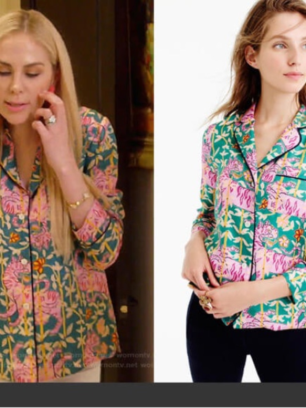 Drake for J Crew Collection Silk pajama set - Picture 4 of 15